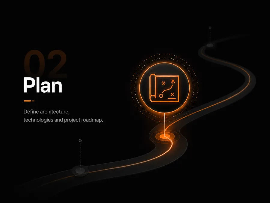 Plan process stage illustration